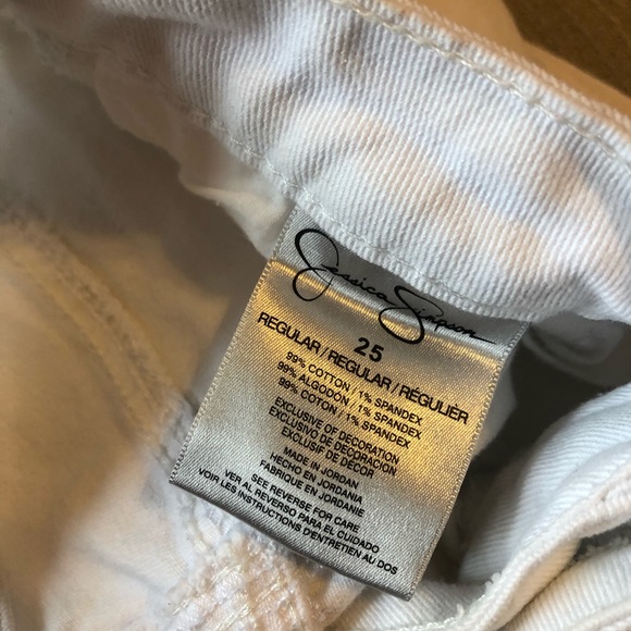 Jessica Simpson Forever Skinny White Jeans - Picture 2 of 2